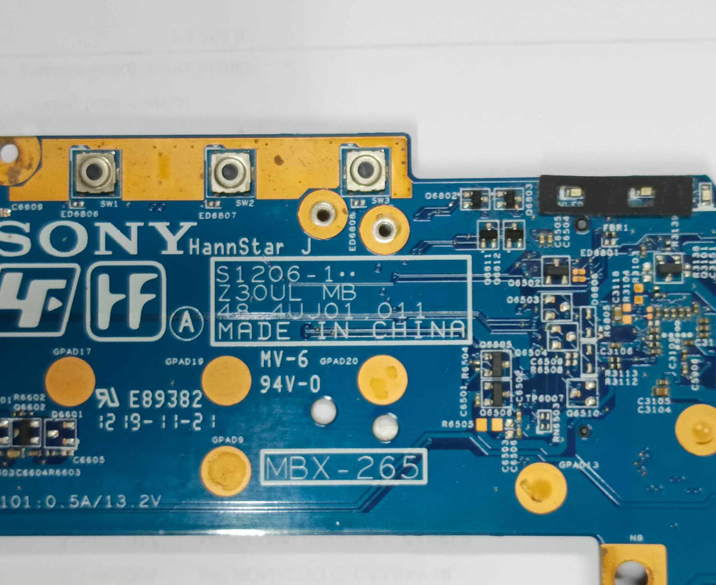 SONY Motherboard