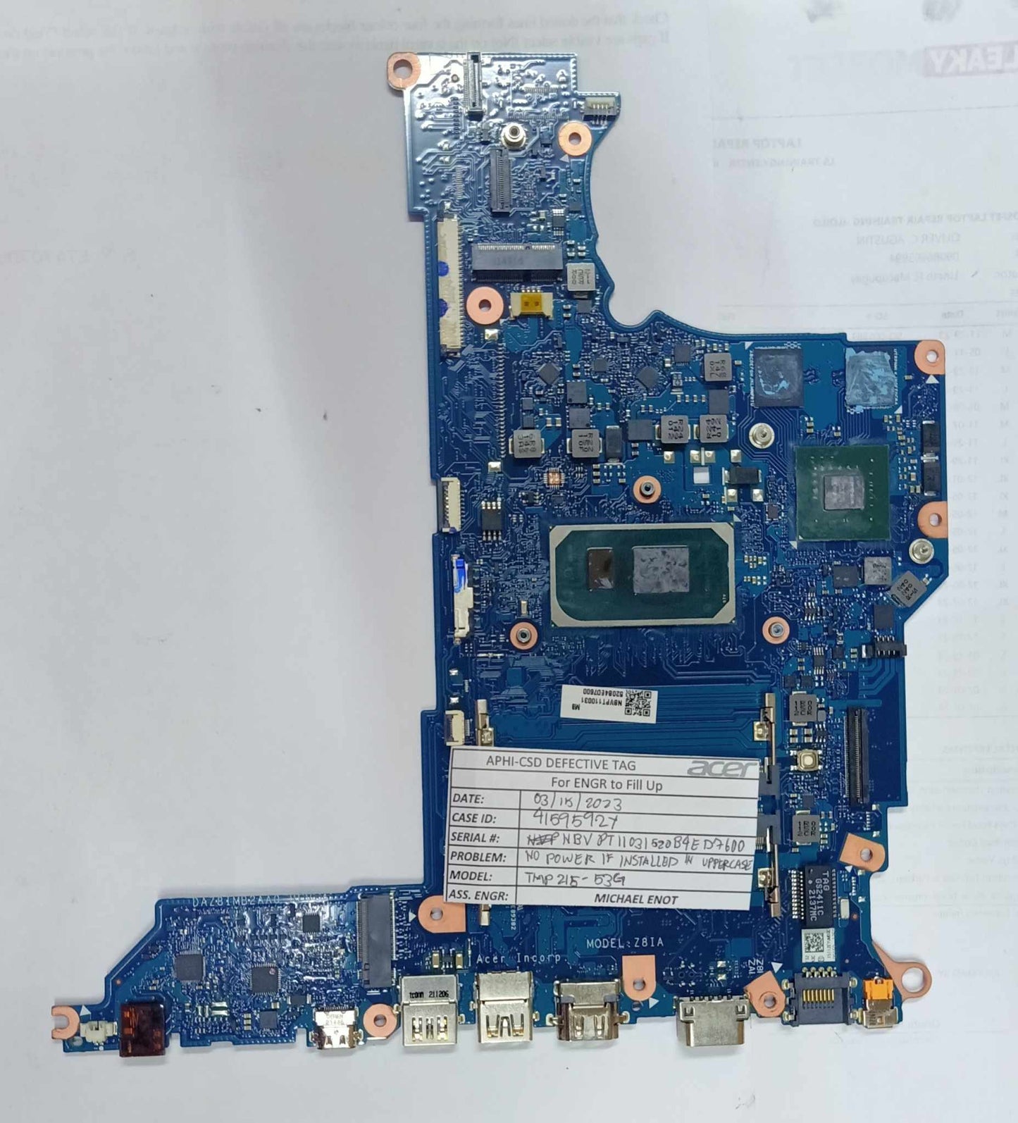 Acer Motherboard