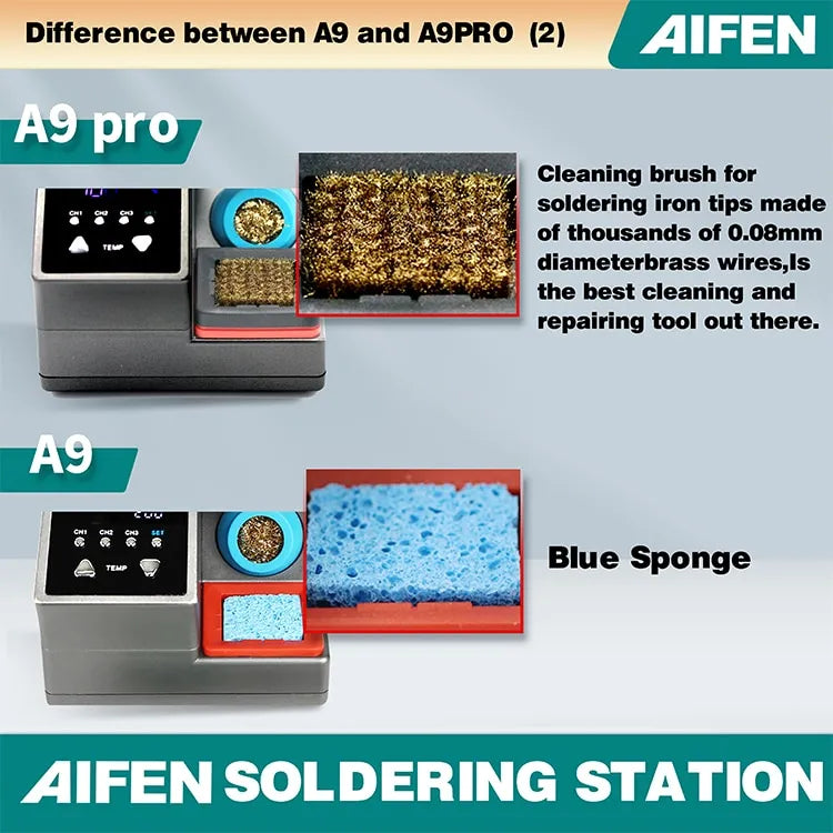 AIFEN-A9PRO Soldering Station with 3 Tips