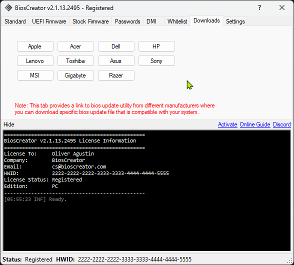 BiosCreator v2.1.22 (Philippines Only)