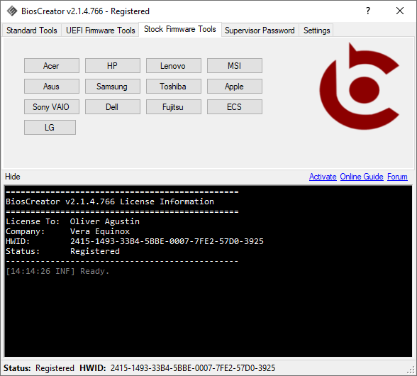 BiosCreator  USB Edition + CH341 SPI Programmer Bundle (Philippines Only)