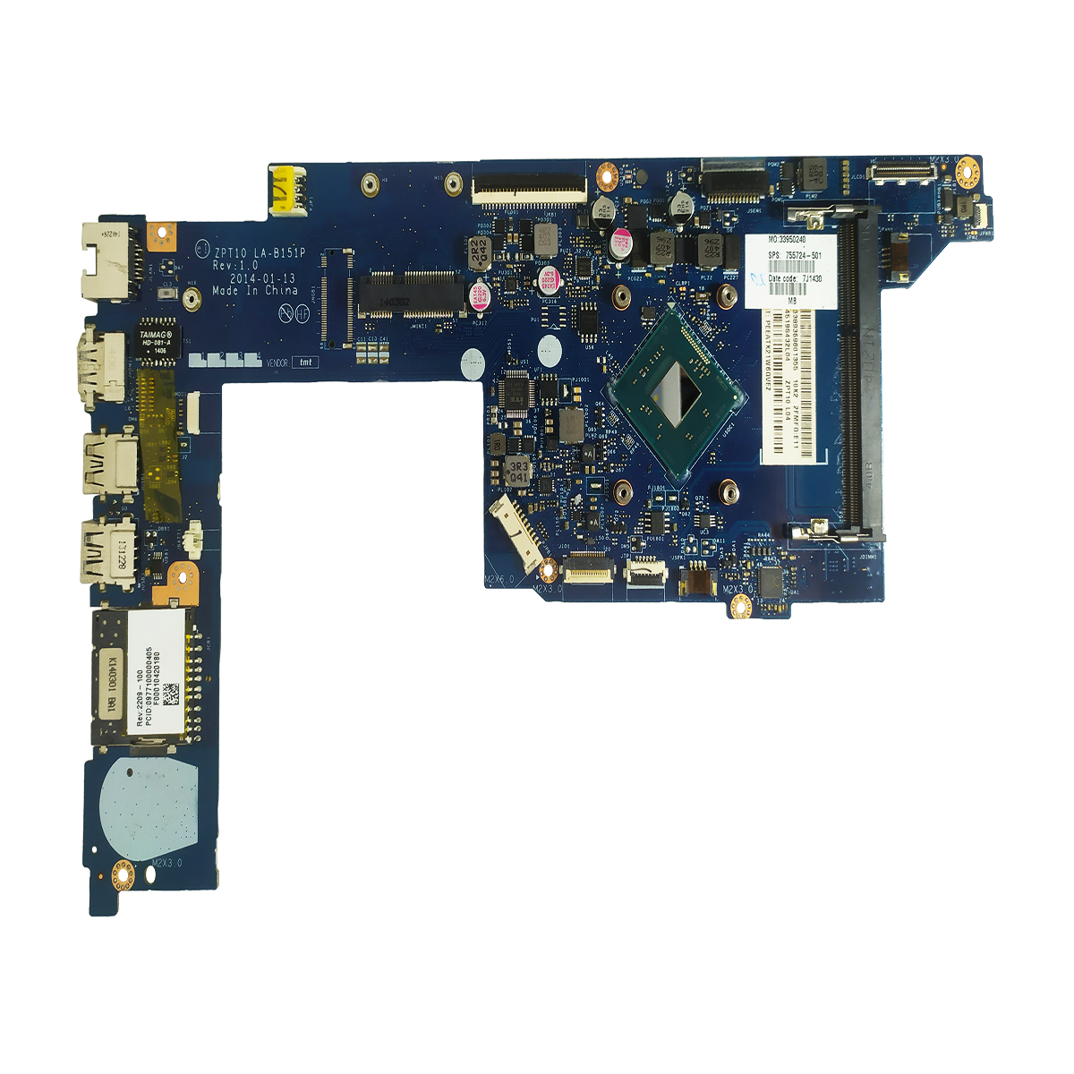 HP Pavilion 11-N X360 (ZPT10 LA-B151P) Motherboard