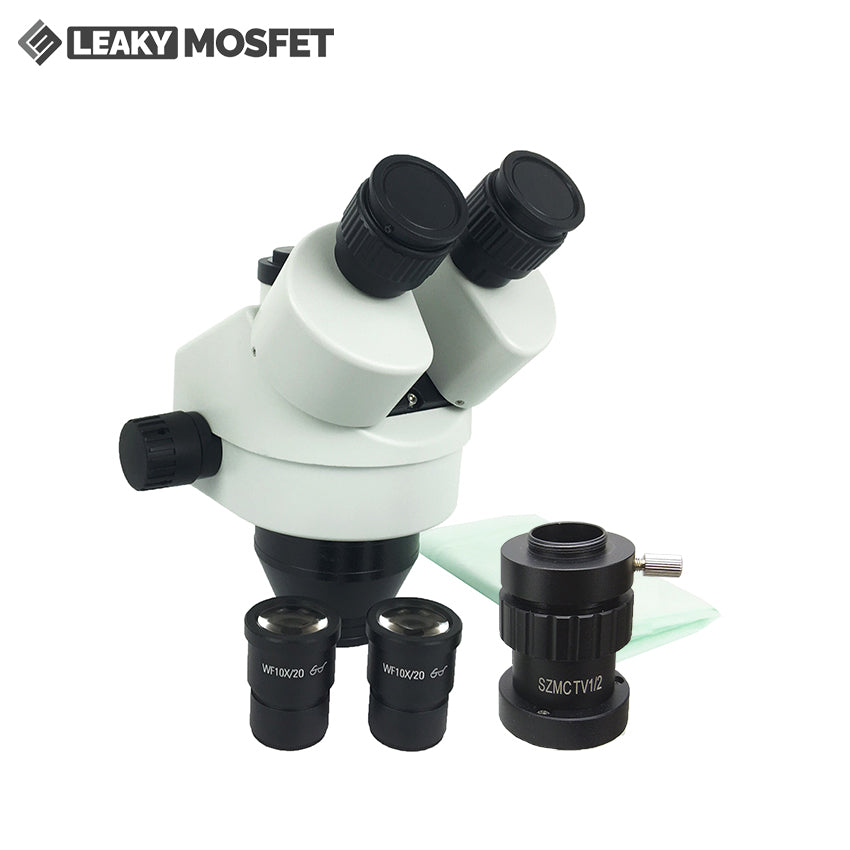 3.5-45X 22MP Simul-Focal Trinocular Microscope