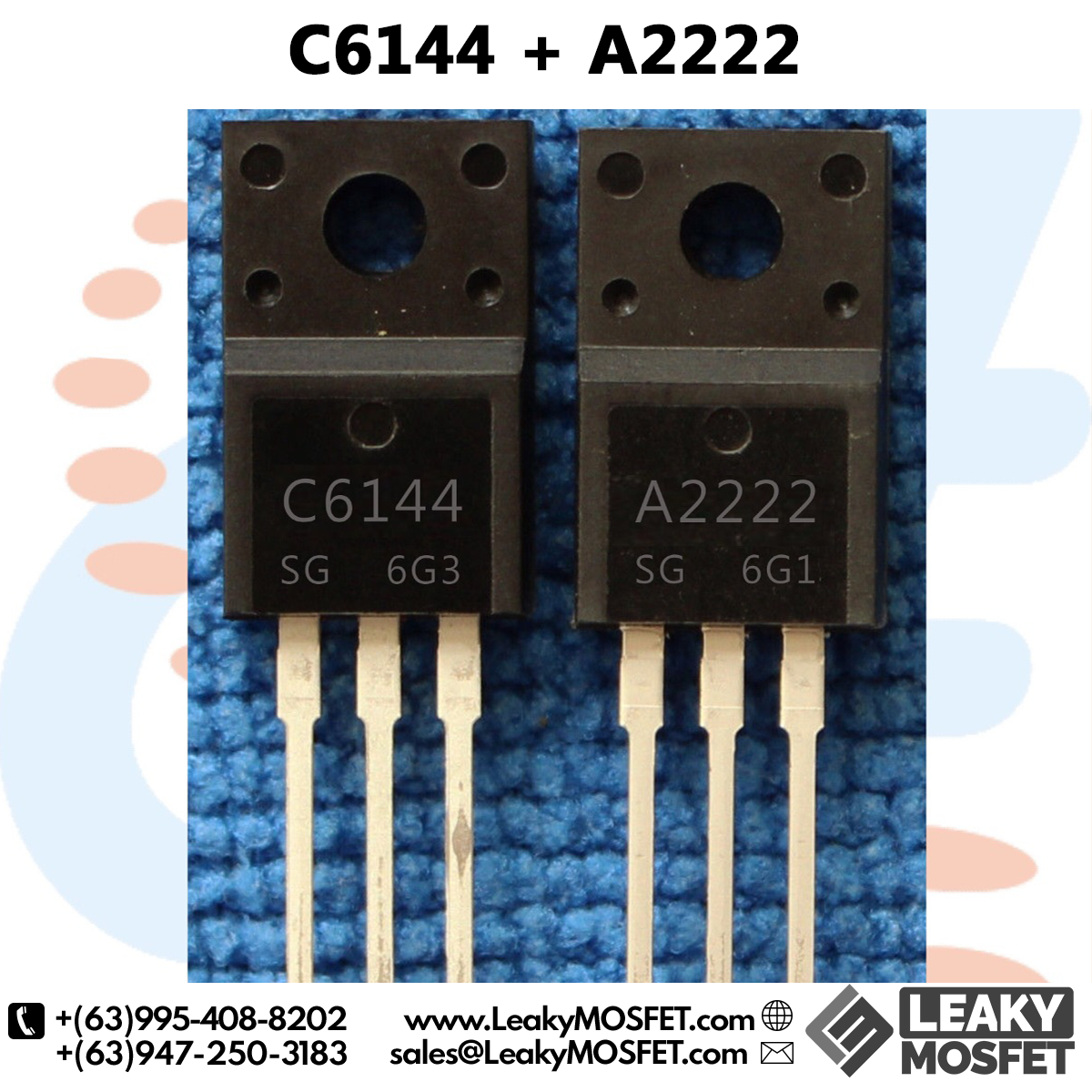 2SA2222+ 2SC6144 TO-220F 5pairs TO-220