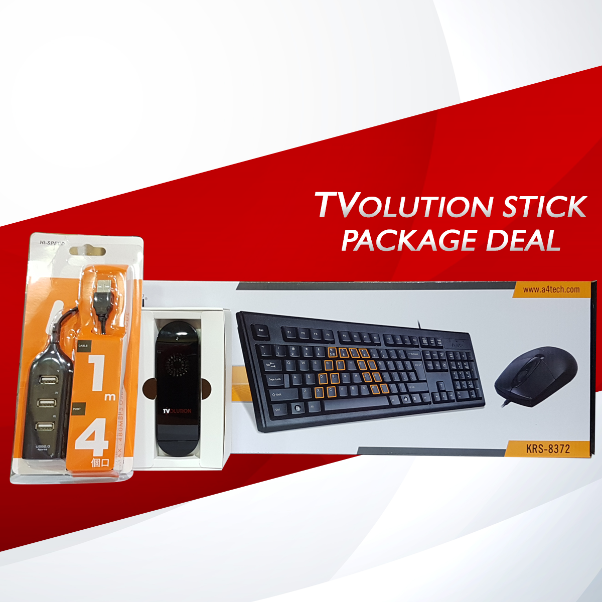 TVolution Stick PC - Make your TV a full featured PC