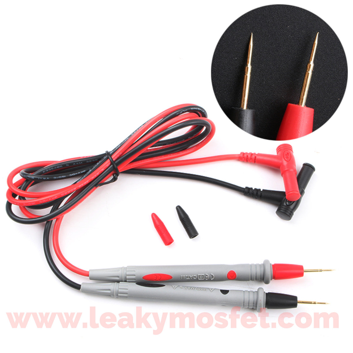 Needle Tip Fire Resistant Test Probe for Multimeter