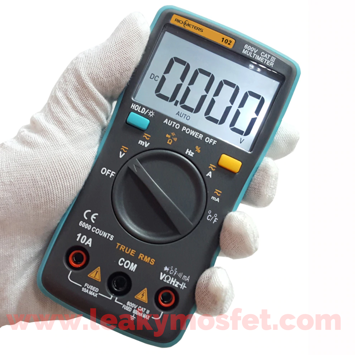 RICHMETERS RM101 RM102 Multifunction Digital Multimeter