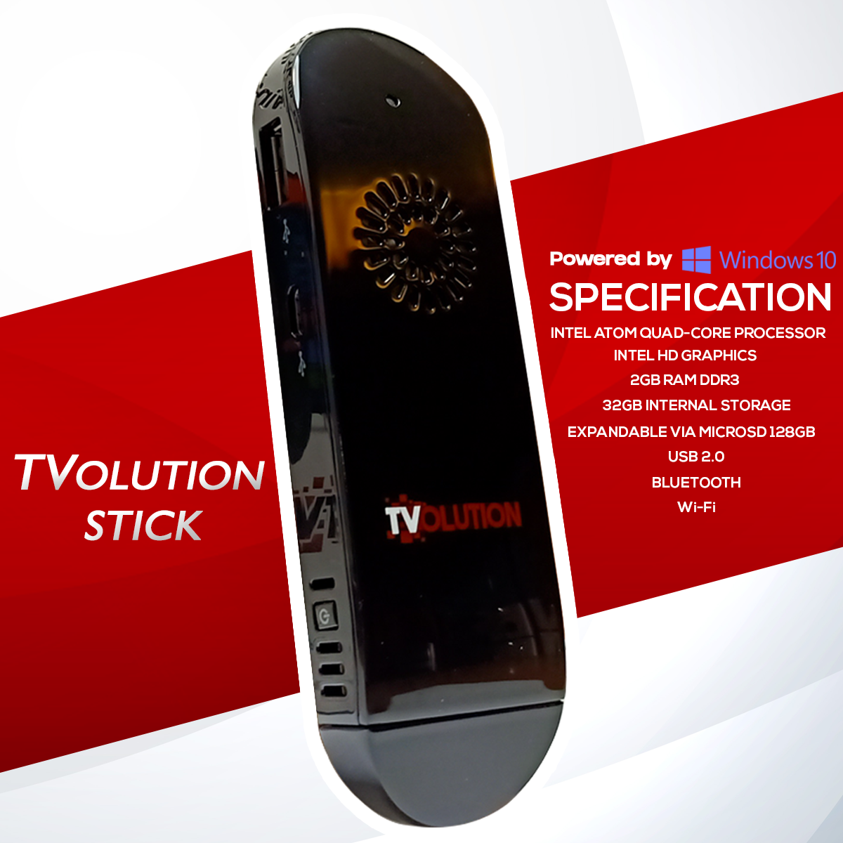 TVolution Stick PC - Make your TV a full featured PC