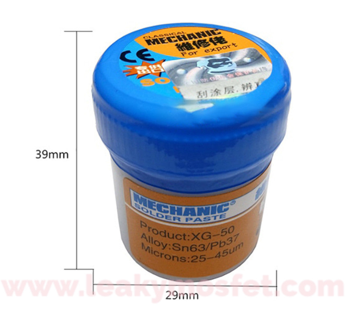 Solder Paste Mechanic XG-50 35g 183 degrees melting point