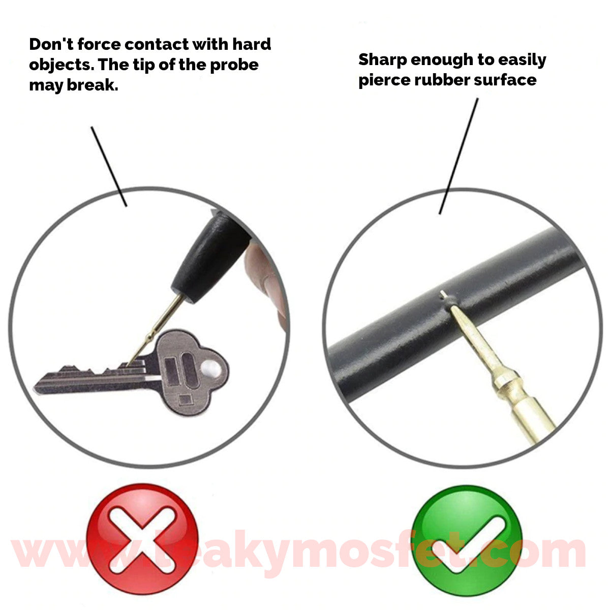 Needle Tip Test Probe for Multimeter